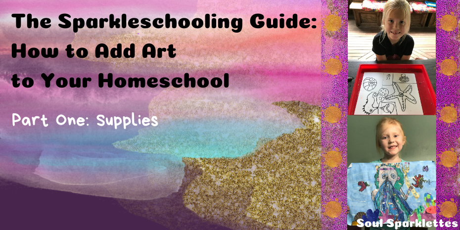 Homeschool Art Super Art Box with Art Supplies