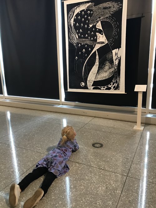 visiting an art museum with kids - what is artist thinking