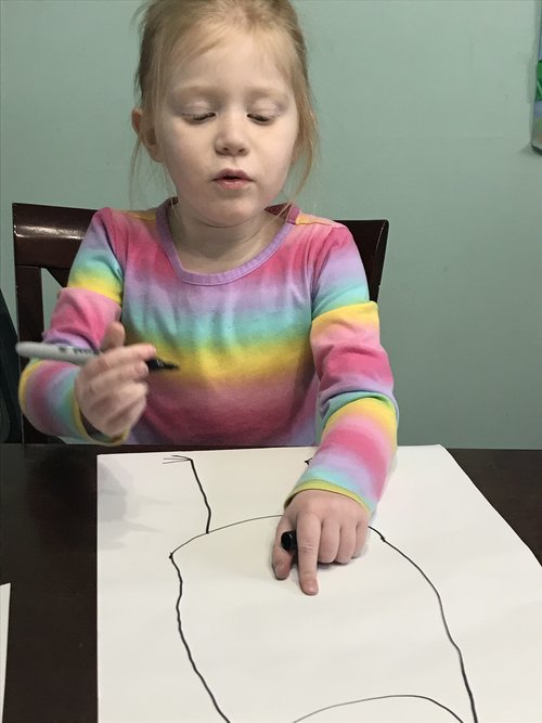 bad hair day owl art project - little sparklette drawing