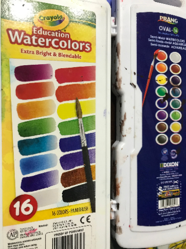 Half Pan Watercolor Set - Prang