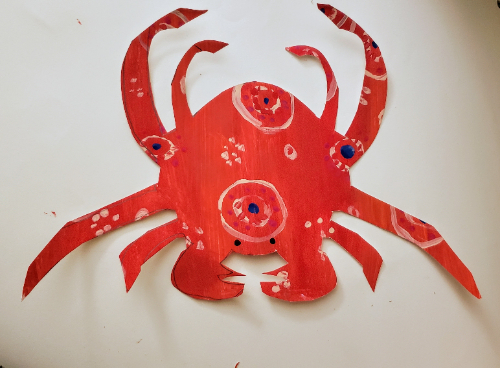 matisse crab art project crab