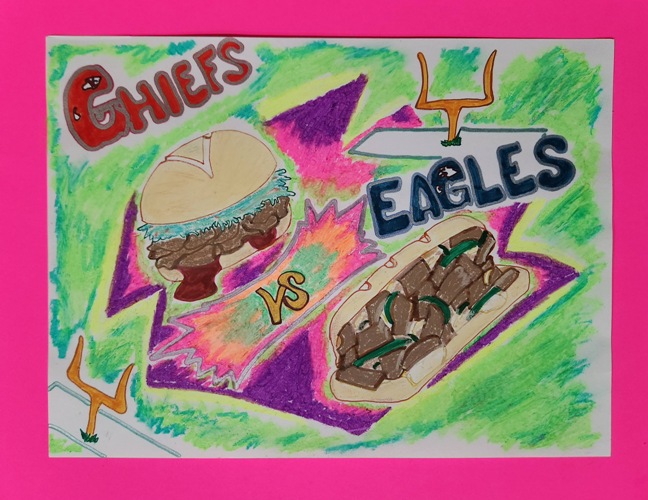 eagles super bowl painting