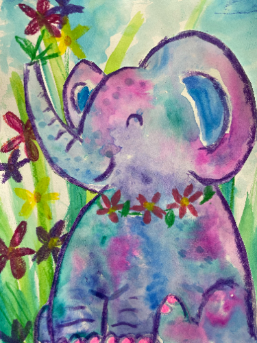 elephant art project - final
