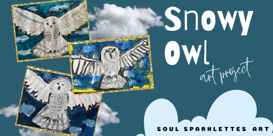 🦉 Snowy Owl Baby Scrape Art Craft for Kids